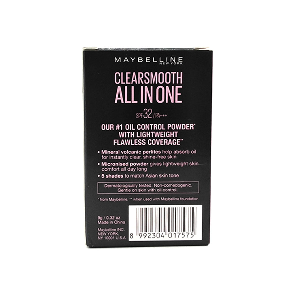 Maybelline New York Clear Smooth All In One Powder Foundation - 03 Natural