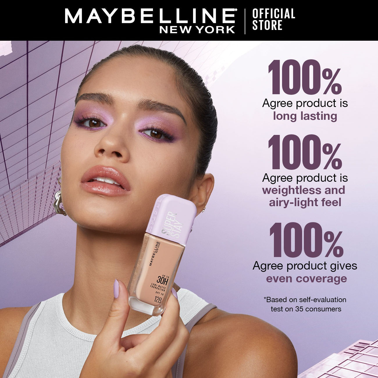 Maybelline New York Super Stay Up to 30hr Lumi Matte Foundation