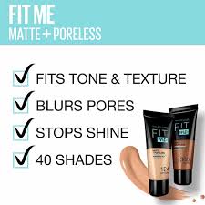 Maybelline New York Fit Me Matte & Poreless Liquid Foundation 18Ml Mini Tube - 120 Classic Ivory - For Normal To Oily Skin