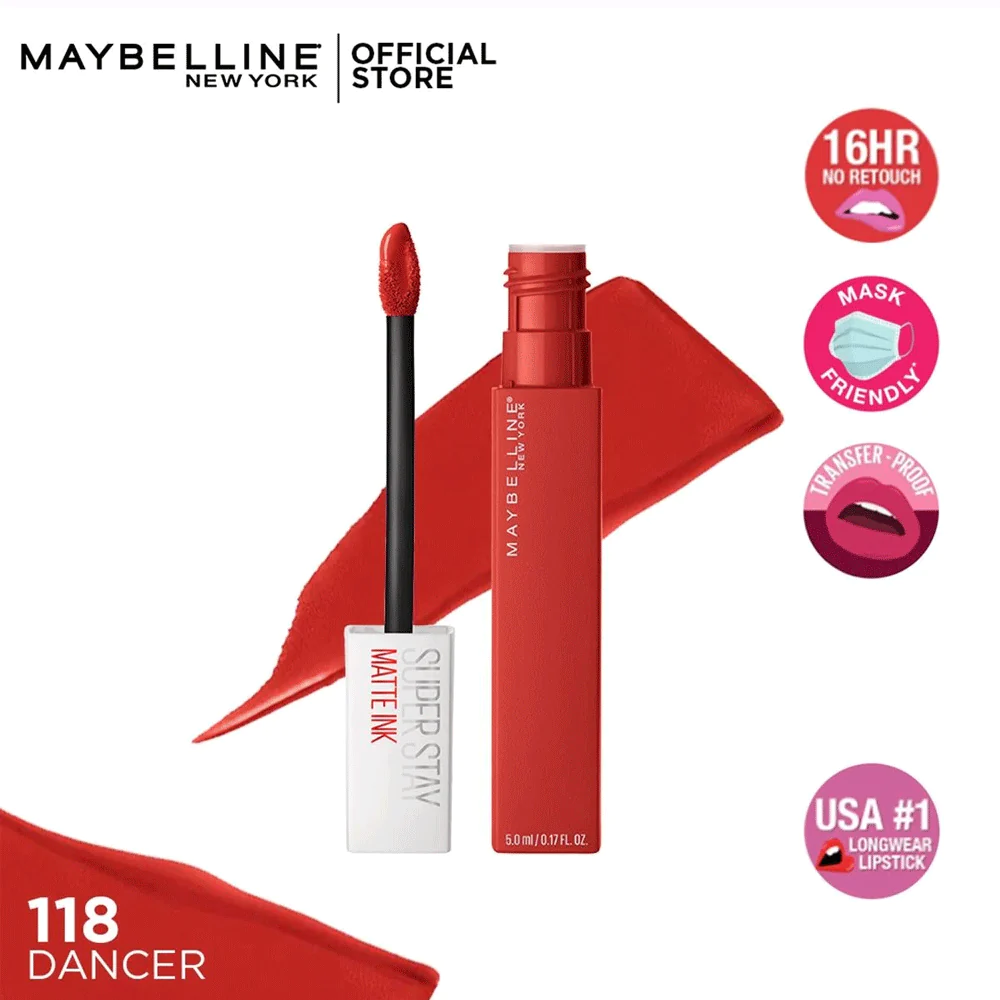 Maybelline New York Super Stay Matte Ink® Bold Long-Lasting Liquid Lipstick 