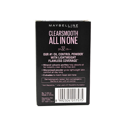 Maybelline New York Clear Smooth All In One Powder Foundation - 03 Natural