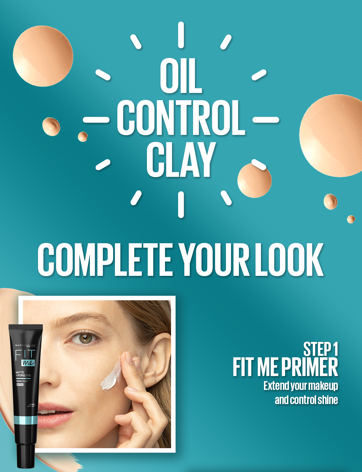 Maybelline New York Fit Me Matte & Poreless Liquid Foundation - 220 Natural Beige - For Normal To Oily Skin