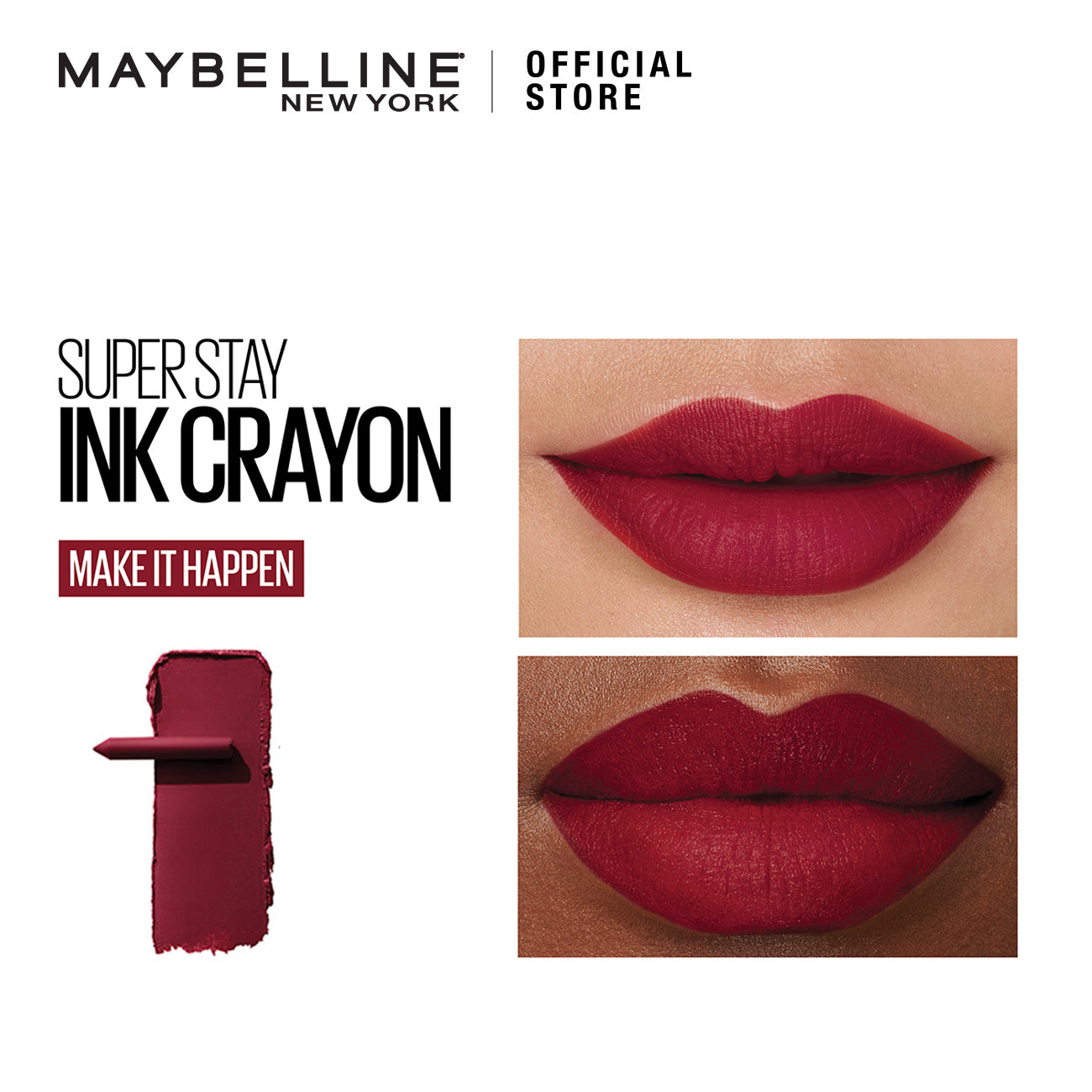 Maybelline New York Superstay Ink Lip Crayon with lasting ink technology