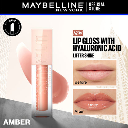  Maybelline New York Lifter Shine® Hydrating Lip Gloss With Hyaluronic Acid