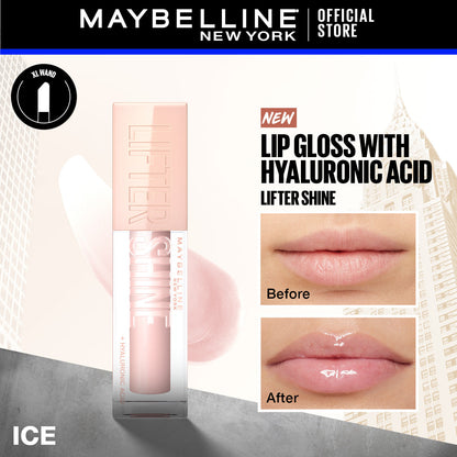  Maybelline New York Lifter Shine® Hydrating Lip Gloss With Hyaluronic Acid