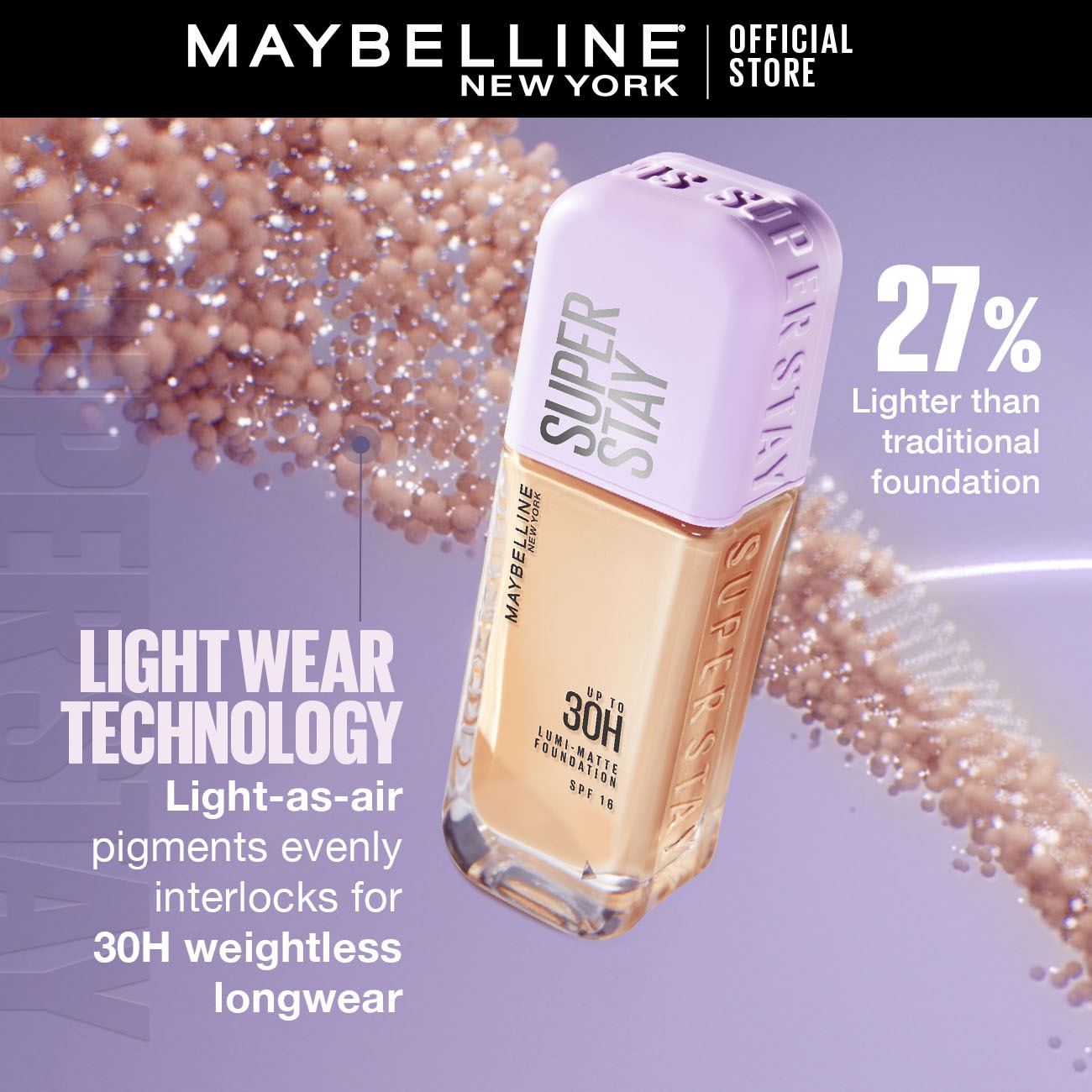 Maybelline New York Super Stay Up to 30hr Lumi Matte Foundation