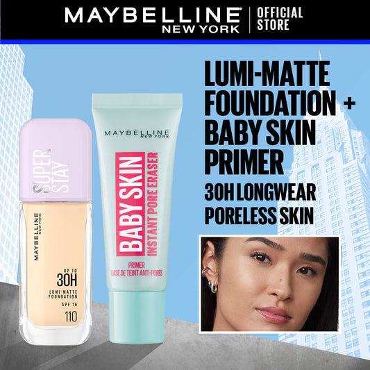 Bundle - Lumi-Matte Foundation + Baby Skin Primer