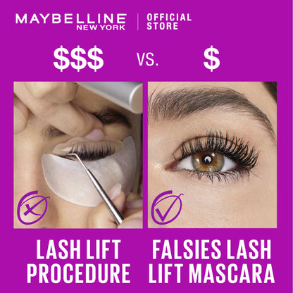 Maybelline New York The Falsies Lash Lift Waterproof Mascara - Lifted, fuller lashes.