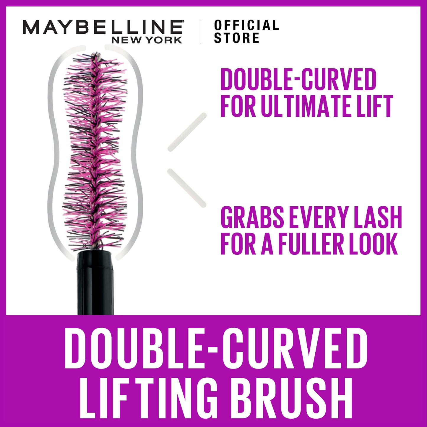 Maybelline New York The Falsies Lash Lift Waterproof Mascara - Lifted, fuller lashes.