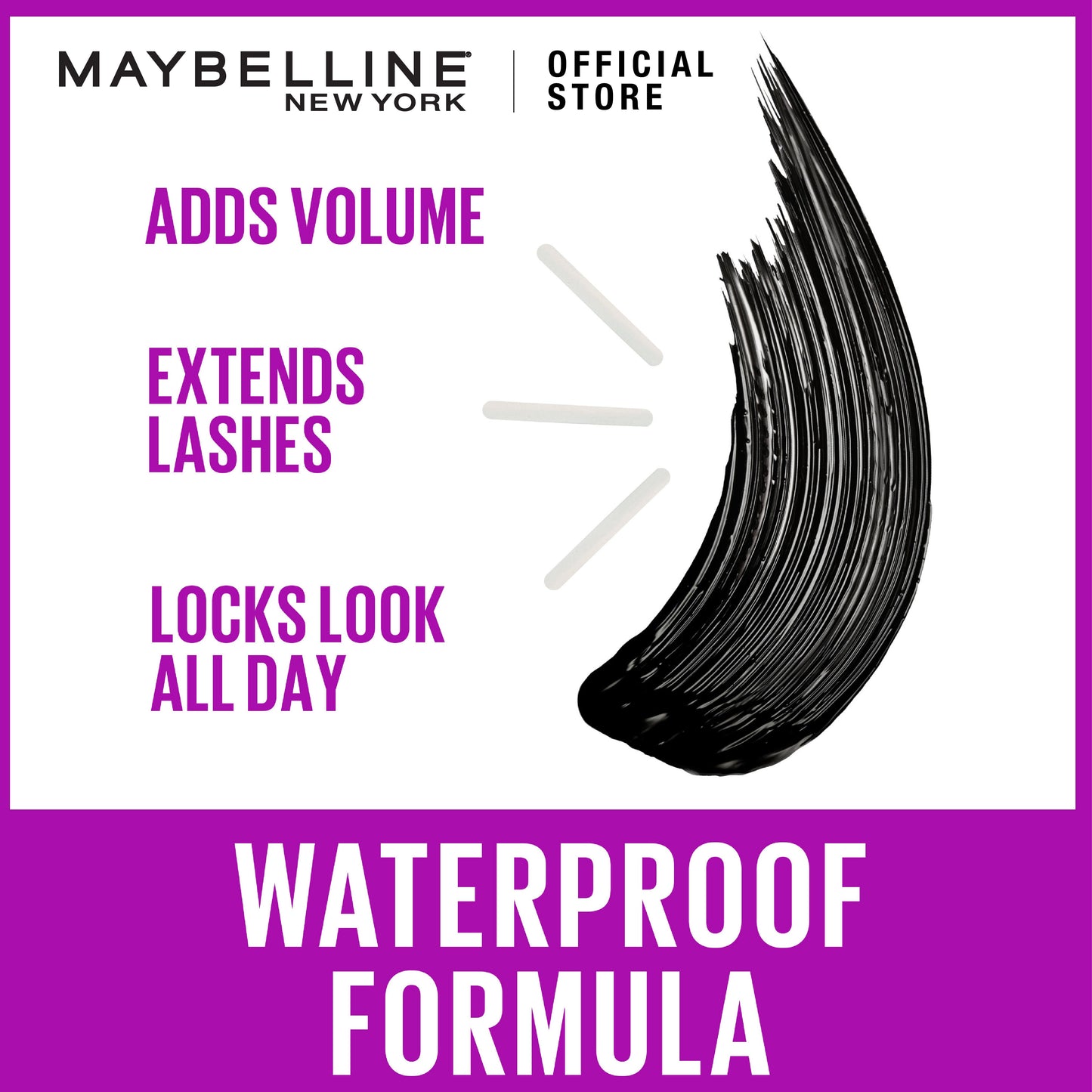Maybelline New York The Falsies Lash Lift Waterproof Mascara - Lifted, fuller lashes.