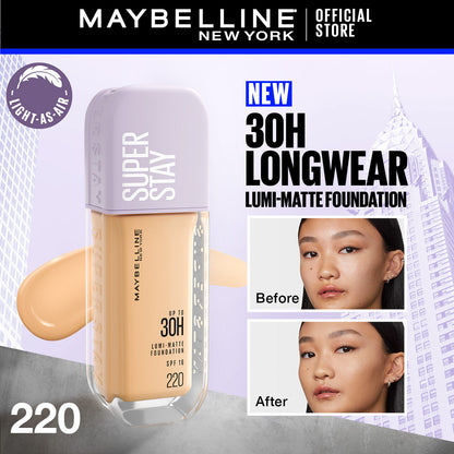 Maybelline New York Super Stay Up to 30hr Lumi Matte Foundation