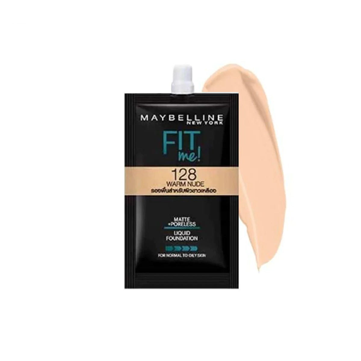 Maybelline Fit Me Matte & Poreless Liquid Foundation 128 Warm 5Ml