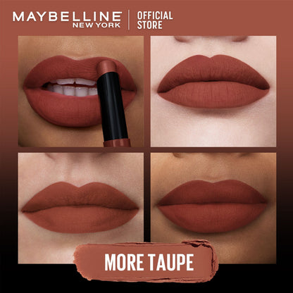 Maybelline New York Color Sensational Ultimatte Slim Lipstick, non-drying formula