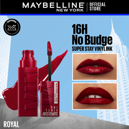 Maybelline's Superstay Vinyl Ink, 16-Hour No-Budge Liquid Lipcolor