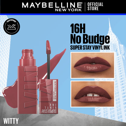 Maybelline's Superstay Vinyl Ink, 16-Hour No-Budge Liquid Lipcolor